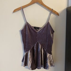 Urban Outfitters Velvet Tank Top